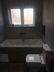 Bathroom technology inset tv